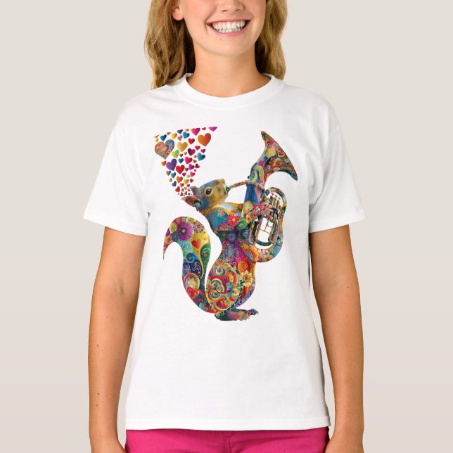 Pride Djur Musiker -  T Shirt (Framsida)
