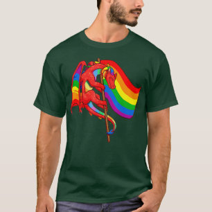 Pride Dragons HBT Gay Lesbisk Transgender Trans N T Shirt