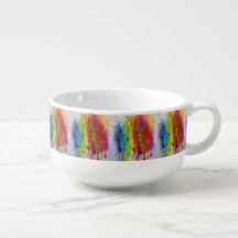 Pride Drip-mönster Soppmugg