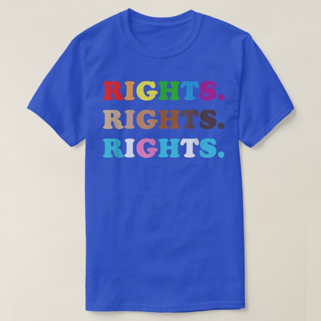 Pride Equality Equal Högers LGB Gay Blm Month Tra T Shirt (Design framsida)