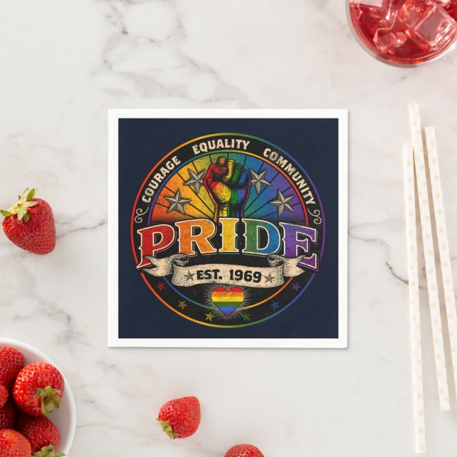 Pride est. 1969 pappersservett (Insitu)