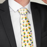 Pride Färg LGBTI Slips<br><div class="desc">Stå med tillförsikt och färg i dessa öga-fångststrumpor med det pulserande pridet färger. Den lekande handtrycksdesignen ge en personlig och uttrycksfull beröring och skapar den här roligten för att din identitet. Perfekt för Priden, avslappnader eller bara tröghet medan du skapar påstående. Anpassa det med ditt namn och gör det till...</div>