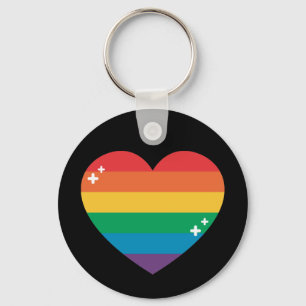 Pride Färgregat för regnbåge Nyckelring