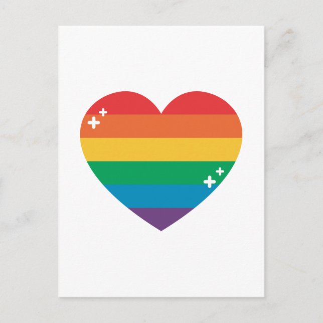Pride | Färgregat för regnbåge Vykort (Framsida)