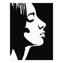 pride färsk ansikte som utstrålar svart och vitt