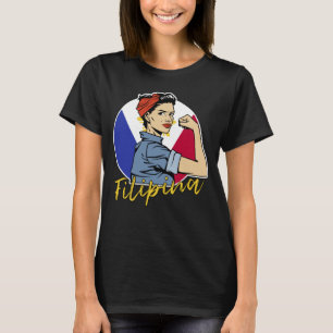 Pride Filipina Pinay Wife Girlvän Filippinerna T Shirt