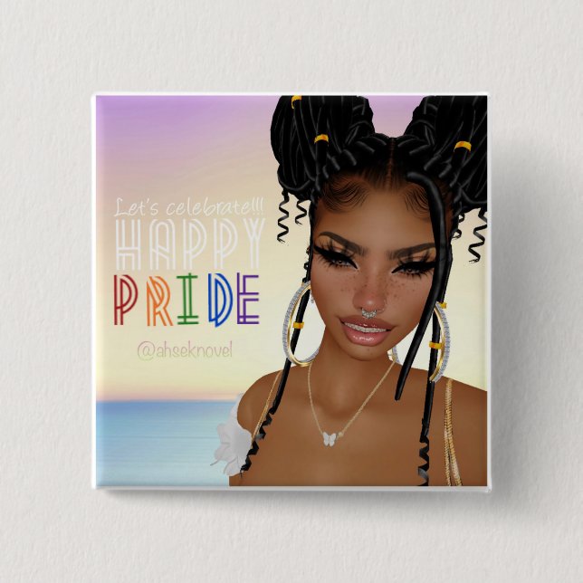 Pride Firande Pin 1 Knapp (Framsida)