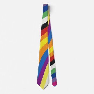 Pride Flagga Colorful Rand Mönster Slips