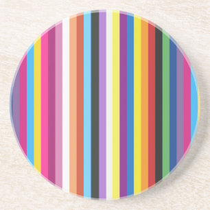 Pride Flagga Colorful Rand Mönster Underlägg