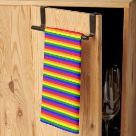 Pride Flagga HGBTQAI+ Rainbow Färg Kökshandduk