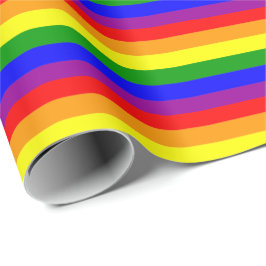 Pride Flagga HGBTQIA+ Rainbow Färg Presentpapper