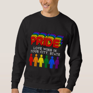 PRIDE Flagga  Lång Ärmad Tröja