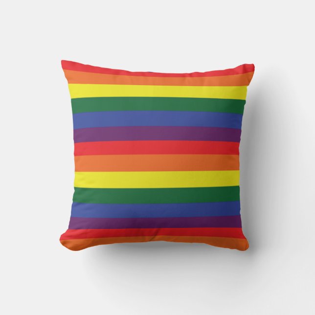 Pride Flagga LGBT Kudde (Framsida)