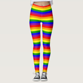 Pride Flagga LGBTQ+ Rainbow Färg Leggings