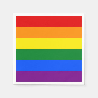 Pride Flagga Napkin Serviettes Pappersservett