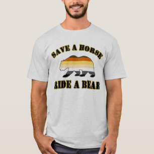 Pride Flagga Rädda en häst 1 Björn T Shirt