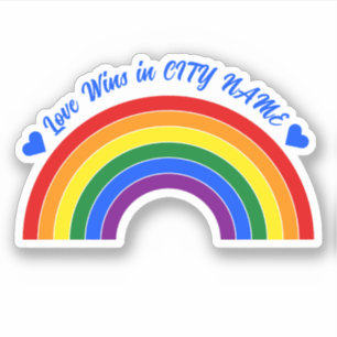 Pride Flagga Rainbow Klistermärken