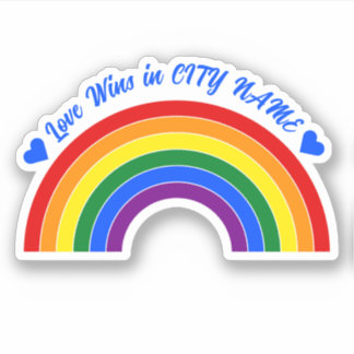 Pride Flagga Rainbow Klistermärken