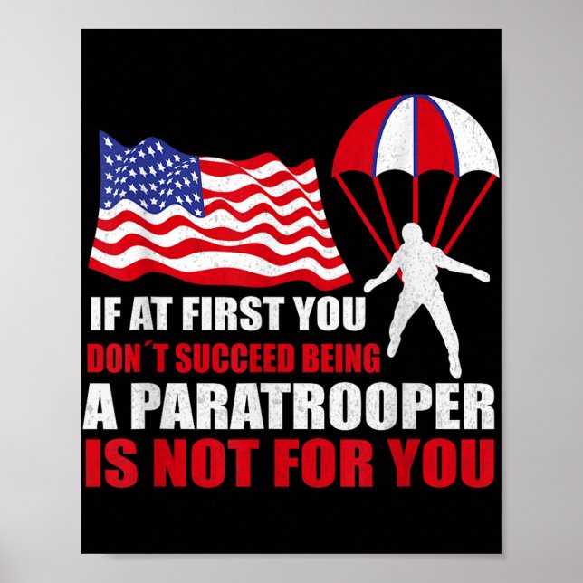 Pride för 82:a flygburna veteraner poster (Framsidan)
