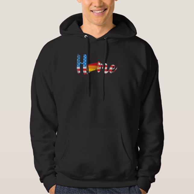 Pride för anslutningsstatus för Karta Usa Hoodie (Framsida)