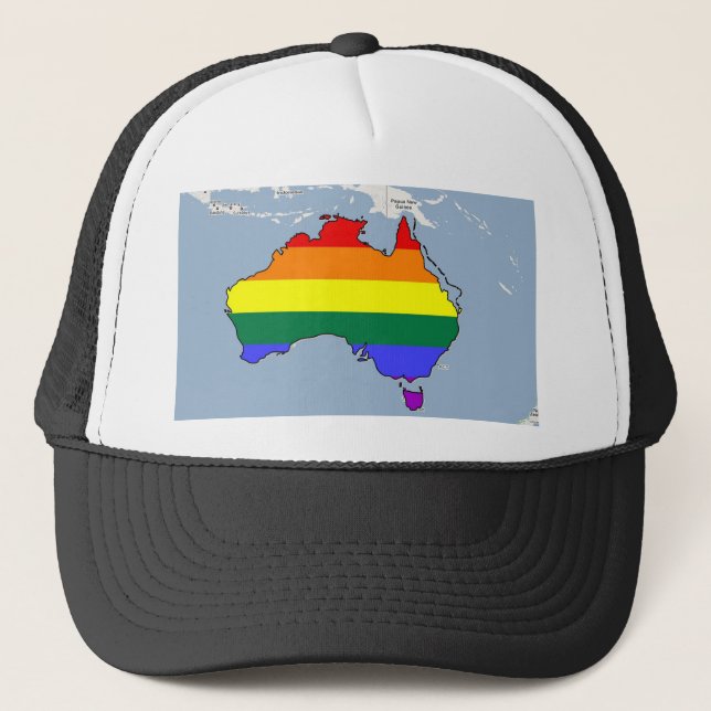 Pride för australier GLBT Keps (Framsida)