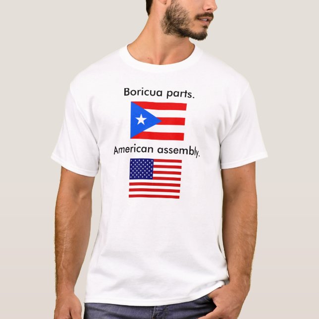 Pride för damer Puerto Rican T-shirt (Framsida)
