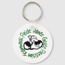 Pride för detaljerat team - Dance Grace Precision  Nyckelring