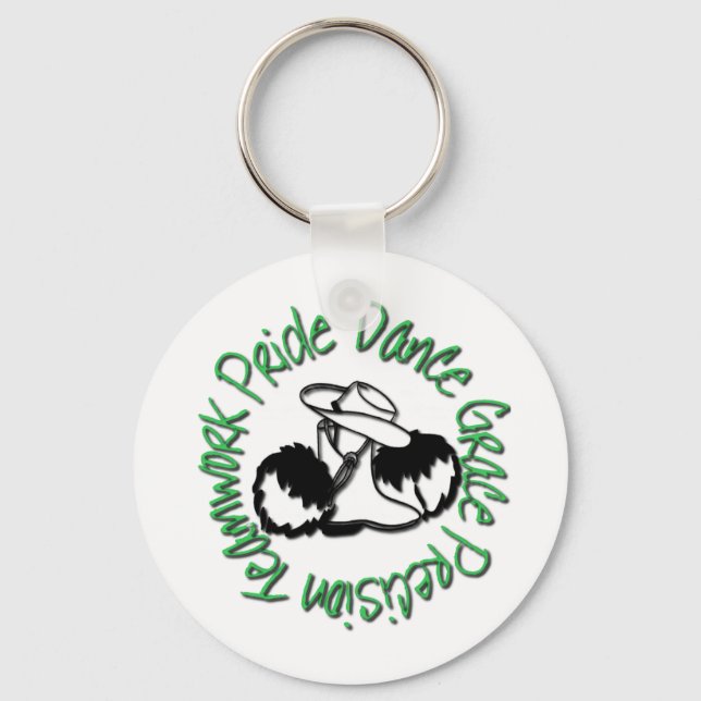 Pride för detaljerat team - Dance Grace Precision  Nyckelring (Framsida)