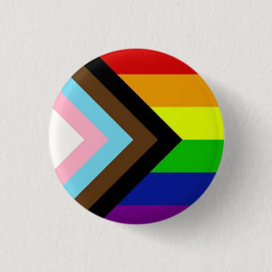 Pride för flagga av HBT-tQ-regnbåge Knapp