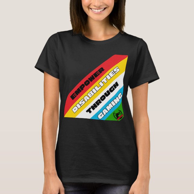Pride för funktionshinder t shirt (Framsida)