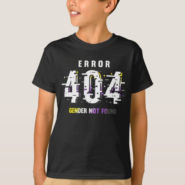 Pride för LGBTQ-köer som inte är binär Gender T Shirt (Framsida)