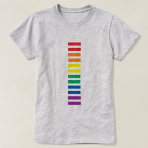 PRIDE FÖR RAINBOW-JÄMSTÄLLDHETSSIGN LGBTQI GAY LES TEE SHIRT