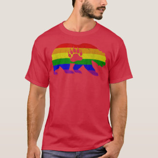 Pride för växellåda - HBT-Flagga Bear Tass T Shirt