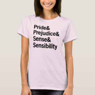 Pride & fördom & avkänning & känslighet tee