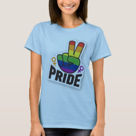 Pride Fredsblå kvinnor T Shirt