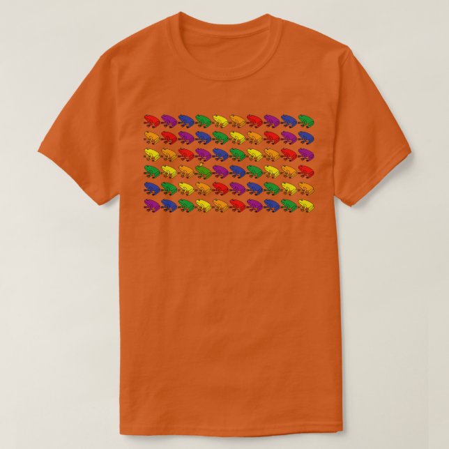 Pride Frog Army T Shirt (Design framsida)