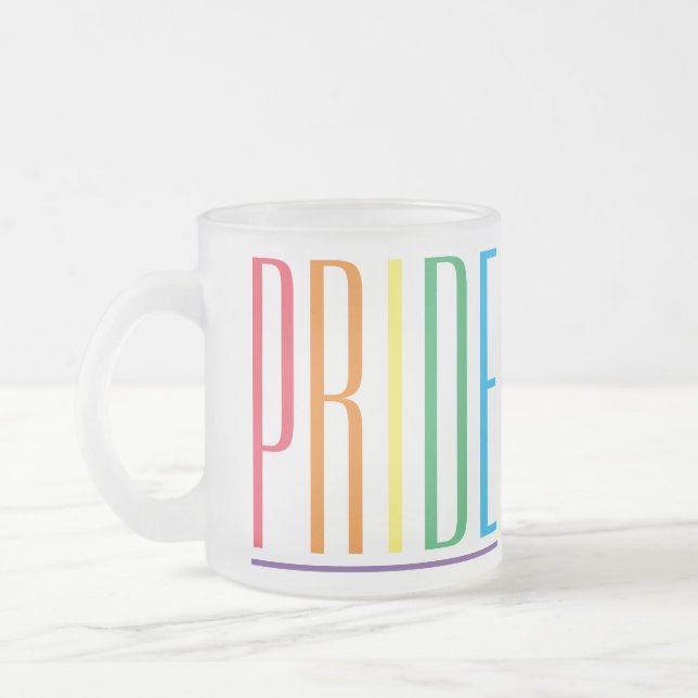PRIDE Frostat Glass Mugg (Vänster)
