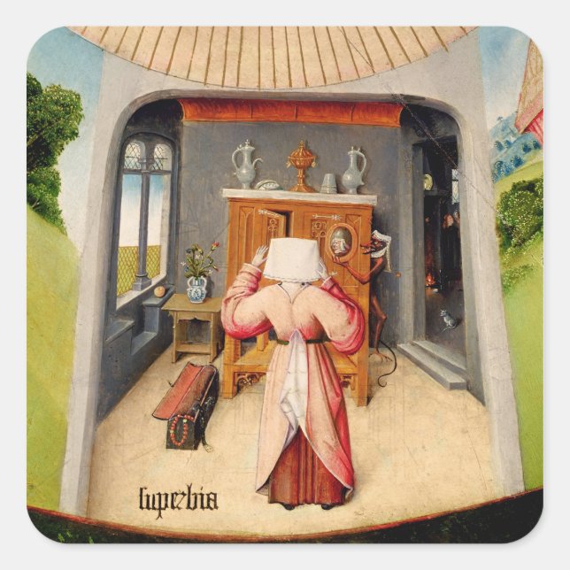 Pride Fyrkantigt Klistermärke (Framsida)