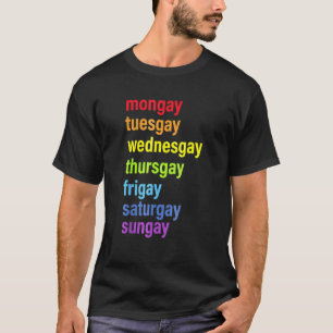 Pride Gay Agenda Kärlek HBT T Shirt