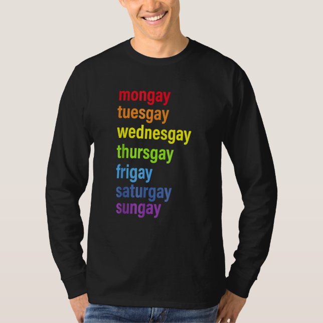 Pride Gay Agenda Kärlek HBT T Shirt (Framsida)