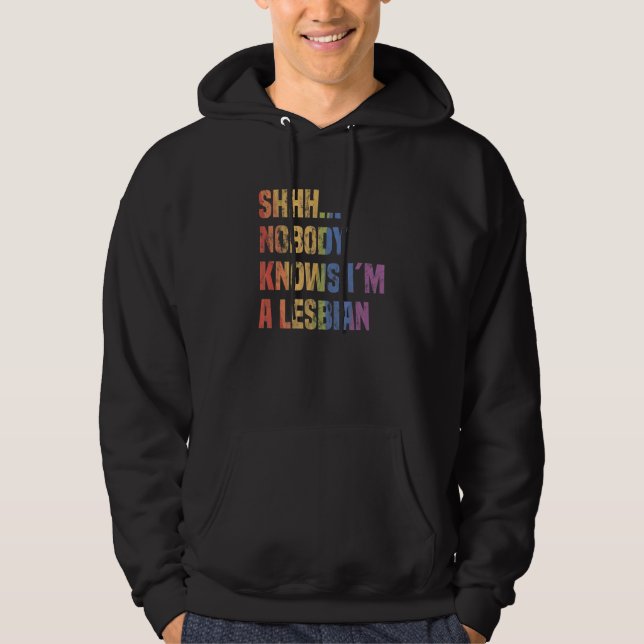 Pride Gay Lgbt Lesbisk Rainbow Flagga Bisexual Que Hoodie (Framsida)