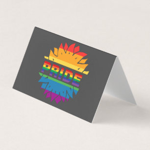 Pride-gay lgbtq-rå solros med regnbåge kort