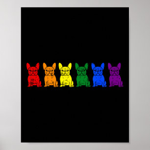 Pride Gay pride lgbt-q Ally Hund Puppy Älskare Poster
