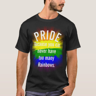 Pride Gay Pride spricker regnbågsflagga T Shirt