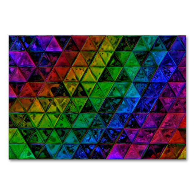 Pride glas bordsnummer (Framsidan)