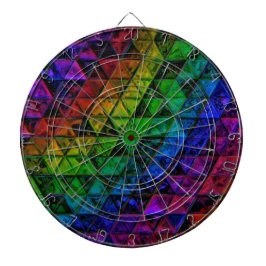 Pride glas darttavla