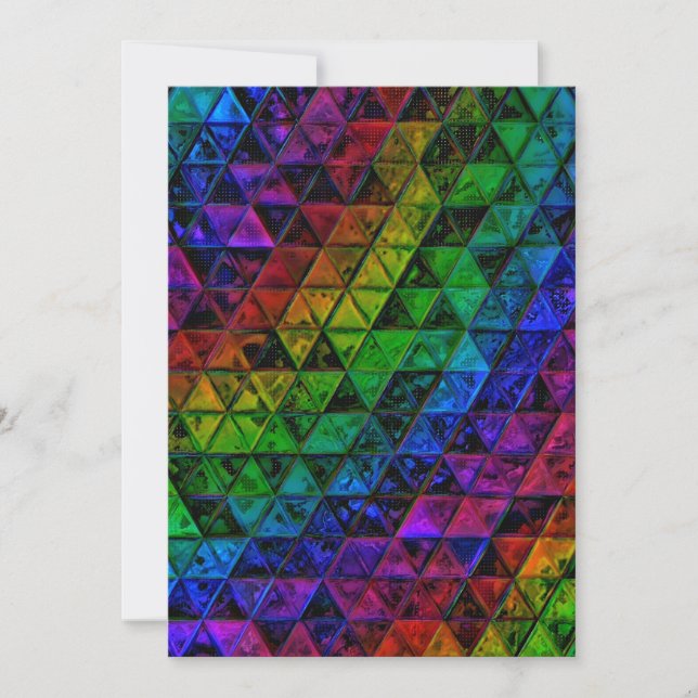 Pride glas inbjudningar (Framsida)