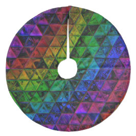 Pride glas julgransmatta fleece