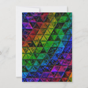 Pride glas julkort