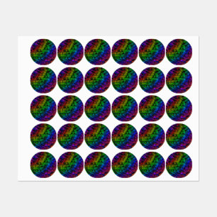 Pride glas klistermärke